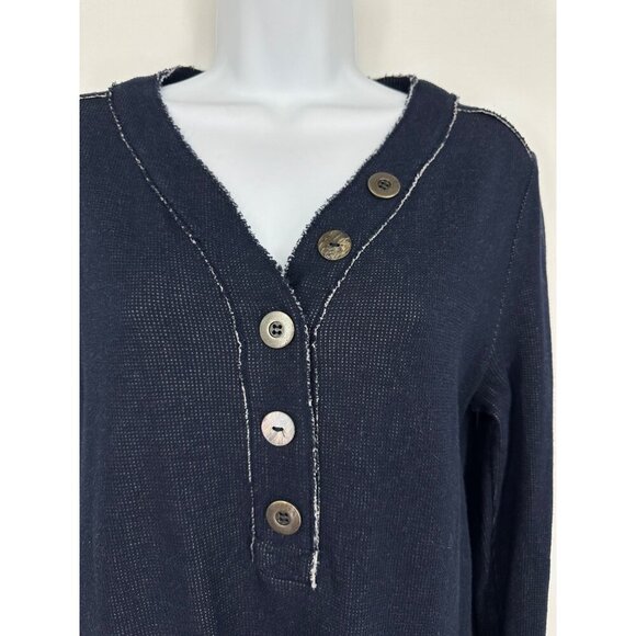Soft Surroundings Long Sleeve Mixed Button Pocket Tunic Size S - Picture 3 of 8